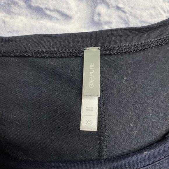 Gap Pure Two Tone Top in Black/Purple - Picture 3 of 6